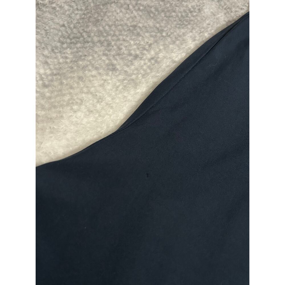 Nike Y2K Women Nylon Lined Track Straight Leg Sweatpants Navy Blue Large 12 - 14 - Picture 8 of 8